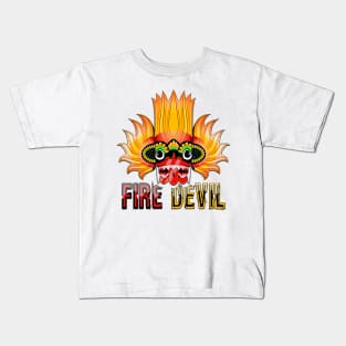 Traditional face mask design Kids T-Shirt